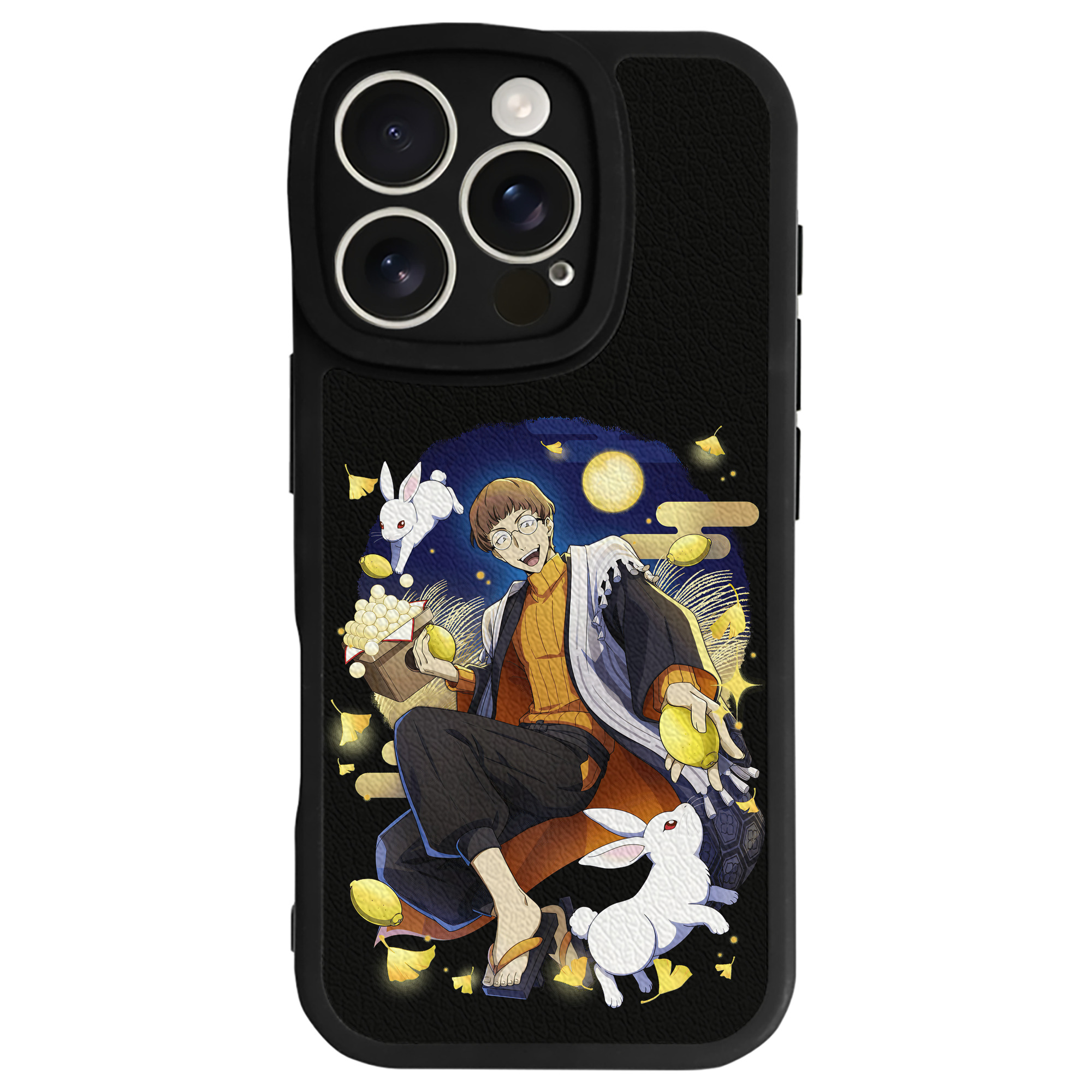（画像用） 文豪ストレイドッグス Bungo Stray Dogs 【iPhone 16シリーズ対応】シリコンスマホケース（レザー調） 材質：シリコン